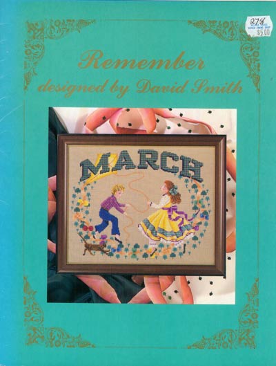 Remember March Cross Stitch Leaflet