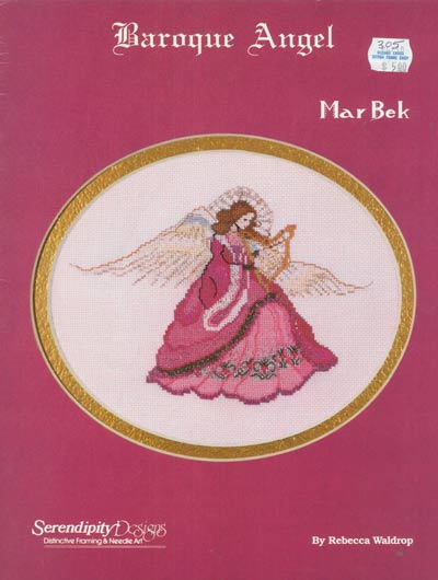 Baroque Angel Cross Stitch Leaflet