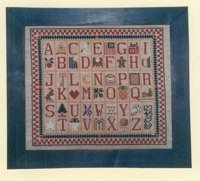 Alphabet Sampler Cross Stitch Leaflet