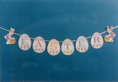 Easter Garland Cross Stitch Leaflet