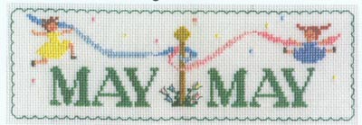 May Greeting Cross Stitch Leaflet