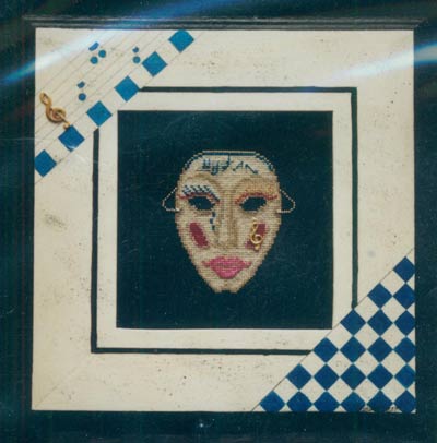 Music Mask Cross Stitch Leaflet