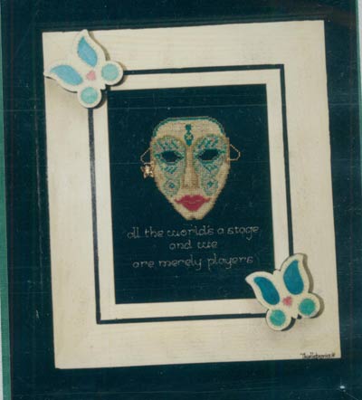Butterfly Mask Cross Stitch Leaflet