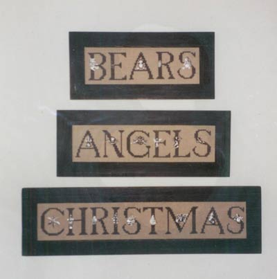 Charmed Bears, Angels, Christmas Cross Stitch Leaflet