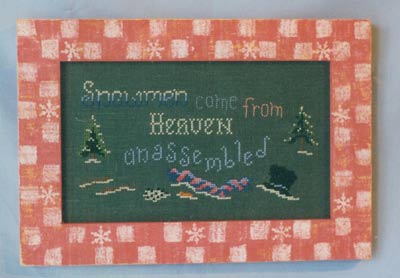 Heaven Scent Cross Stitch Leaflet