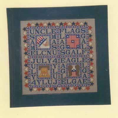 Four America Cross Stitch Leaflet