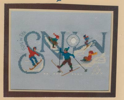 Snow Sports Cross Stitch Leaflet