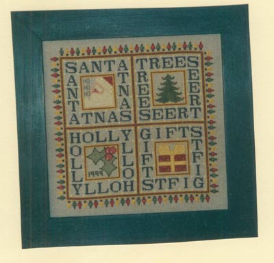 Four Christmas Cross Stitch Leaflet