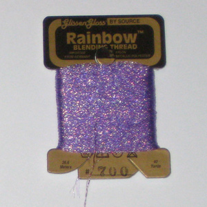 Rainbow Blending Thread: Iridescent Violet  Cross Stitch Thread