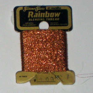 Rainbow Blending Thread: Copper Cross Stitch Thread