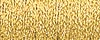 Kreinik 1/16 Inch Ribbon: 002J Japan Gold Cross Stitch