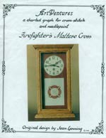 Firefighter's Maltese Cross Cross Stitch