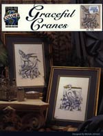 Graceful Cranes Cross Stitch