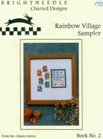 Rainbow Village Sampler Cross Stitch