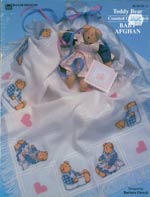 Teddy Bear Cross-Stitch Baby Afghan Cross Stitch
