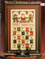 Merry Christmas Calendar Cross Stitch