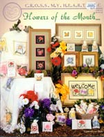 Flowers Of The Month Cross Stitch