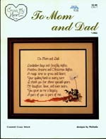 To Mom and Dad Cross Stitch