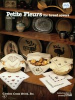 Petite Fleurs for bread covers Cross Stitch
