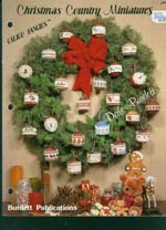 Christmas Country Miniatures Cross Stitch