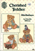 Cherished Teddies Birthdays Cross Stitch