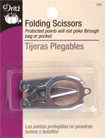 3 Inch Folding Scissors, Steel Cross Stitch