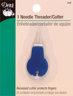 Needle Threader and Cutter Cross Stitch