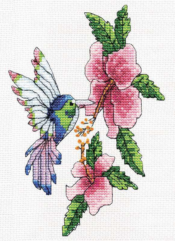 Hummingbird Cross Stitch Kit by Design Works Cross Stitch