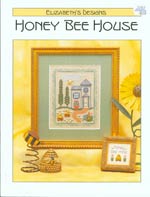 Honey Bee House Cross Stitch