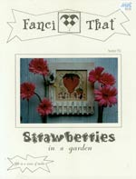 Strawberries in a garden Cross Stitch