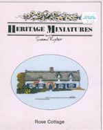 Heritage Miniatures - Rose Cottage Cross Stitch