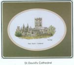 St. David's Cathedral Cross Stitch