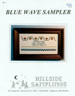 Blue Wave Sampler Cross Stitch