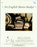 An English Motto Basket Cross Stitch