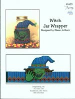 Witch Jar Wrapper Cross Stitch