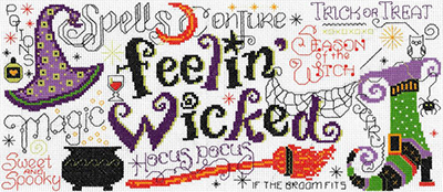 Feeling Wicked Counted Cross Stitch Kit Cross Stitch