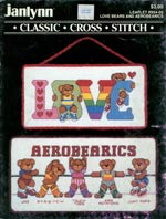 Love Bears And Aerobearics Cross Stitch