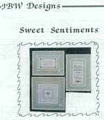Sweet Sentiments Cross Stitch