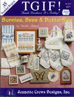 TGIF! Bunnies, Bees and Butterflies Cross Stitch