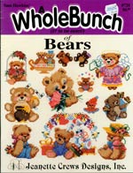 A Whole Bunch of Bears Cross Stitch