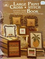 Large Print Cross-Stitch Book Cross Stitch