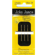 John James Gold Tapestry Petites size 24 needles Cross Stitch