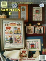 Country Primitives Samplers ll Cross Stitch