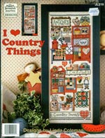 I Love Country Things Cross Stitch
