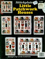 Switchplates Little Patchwork Houses Cross Stitch