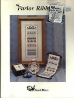 Parlor Ribbons with embellishment pack Cross Stitch