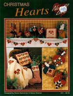 Christmas Hearts Cross Stitch