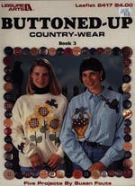 Buttoned Up Country Wear Boox 3 Cross Stitch