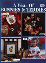 A Year of Bunnies and Teddies Cross Stitch