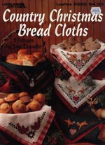 Country Christmas Bread Cloths Cross Stitch